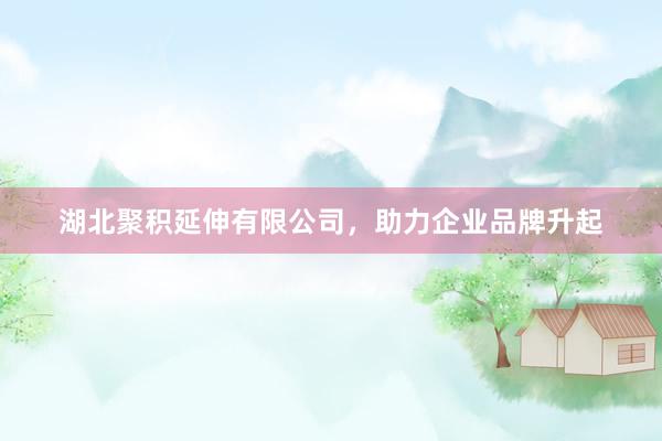 湖北聚积延伸有限公司,助力企业品牌升起